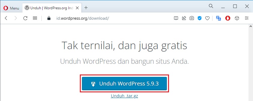 Download WordPress